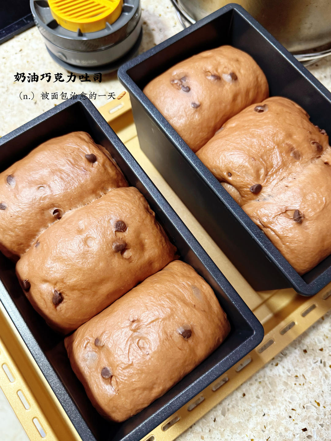 巨~巨好吃的巧克力奶油吐司