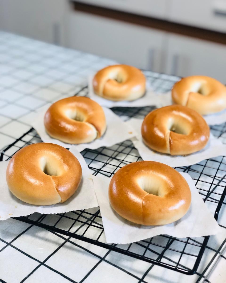 朴素的贝果（基础款），大爱，无油无糖减肥首选，越啃越香呢