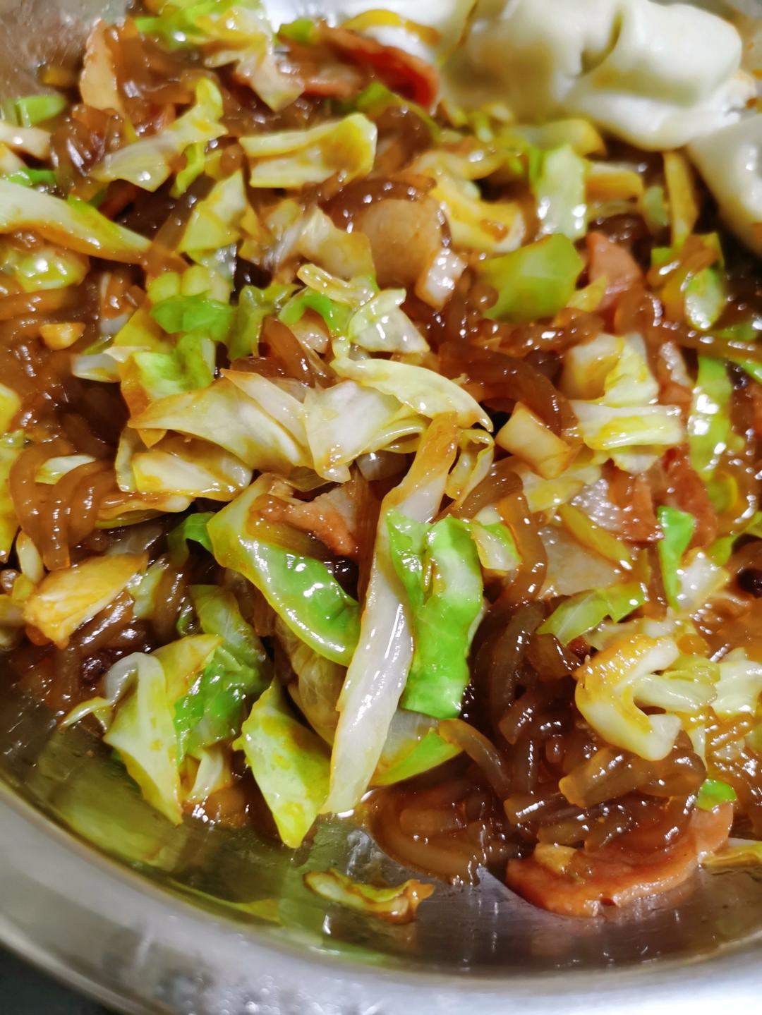 圆白菜炒粉条