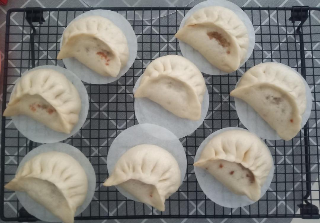 糖肉主义做的大肚饺子包法