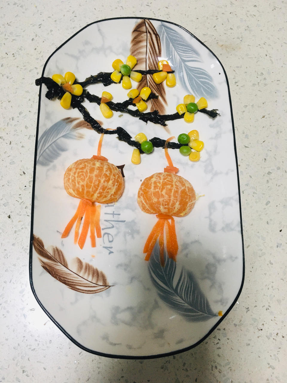 年夜饭摆盘灯笼96