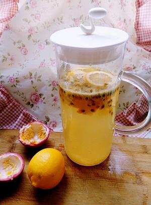 百香果蜂蜜柠檬茶的做法 步骤7