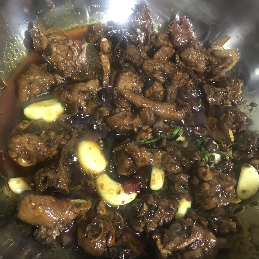 比店里好吃的重庆鸡公煲！