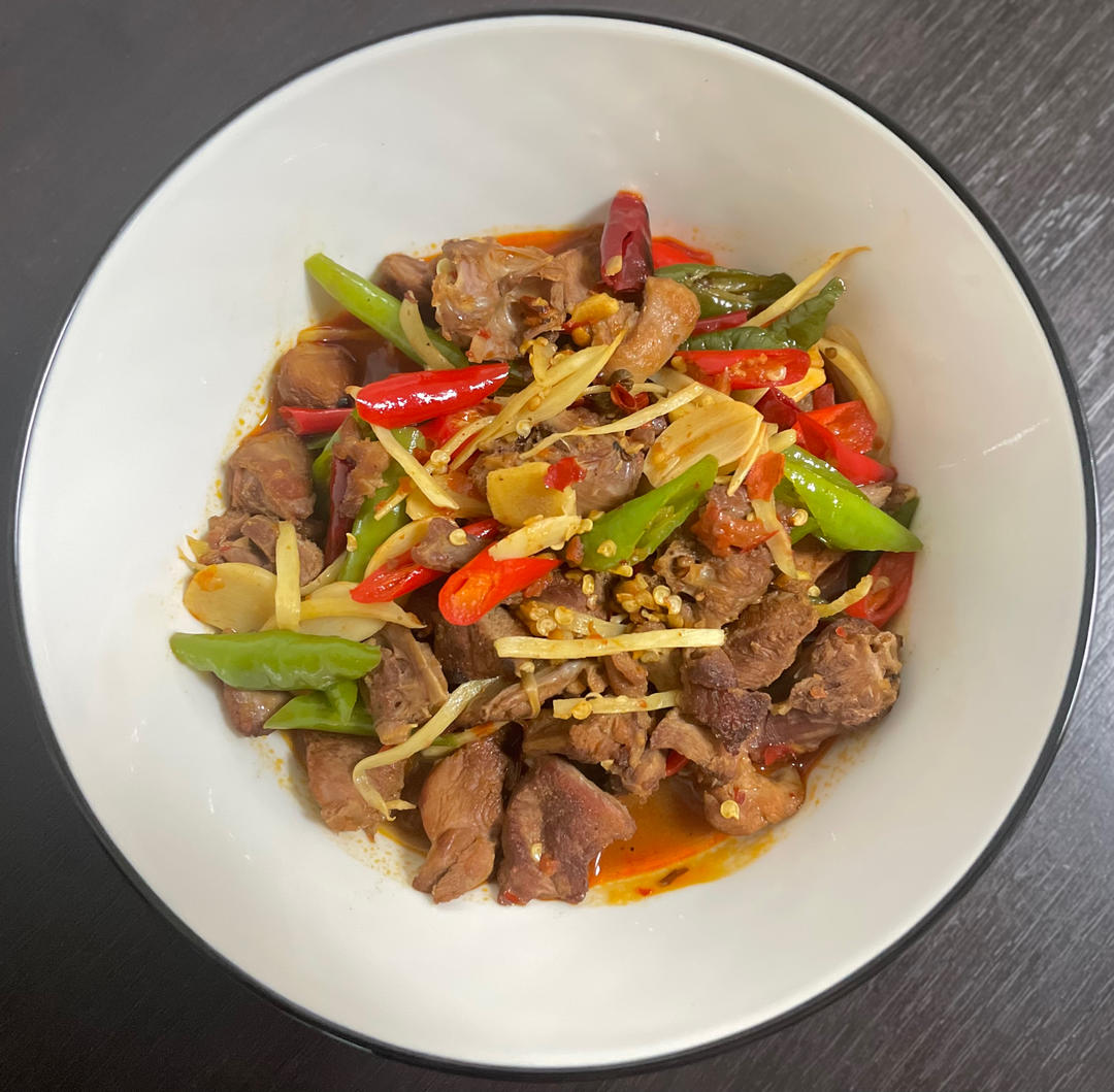又学会一道四川下饭菜！自贡小煎鸭/子姜鸭