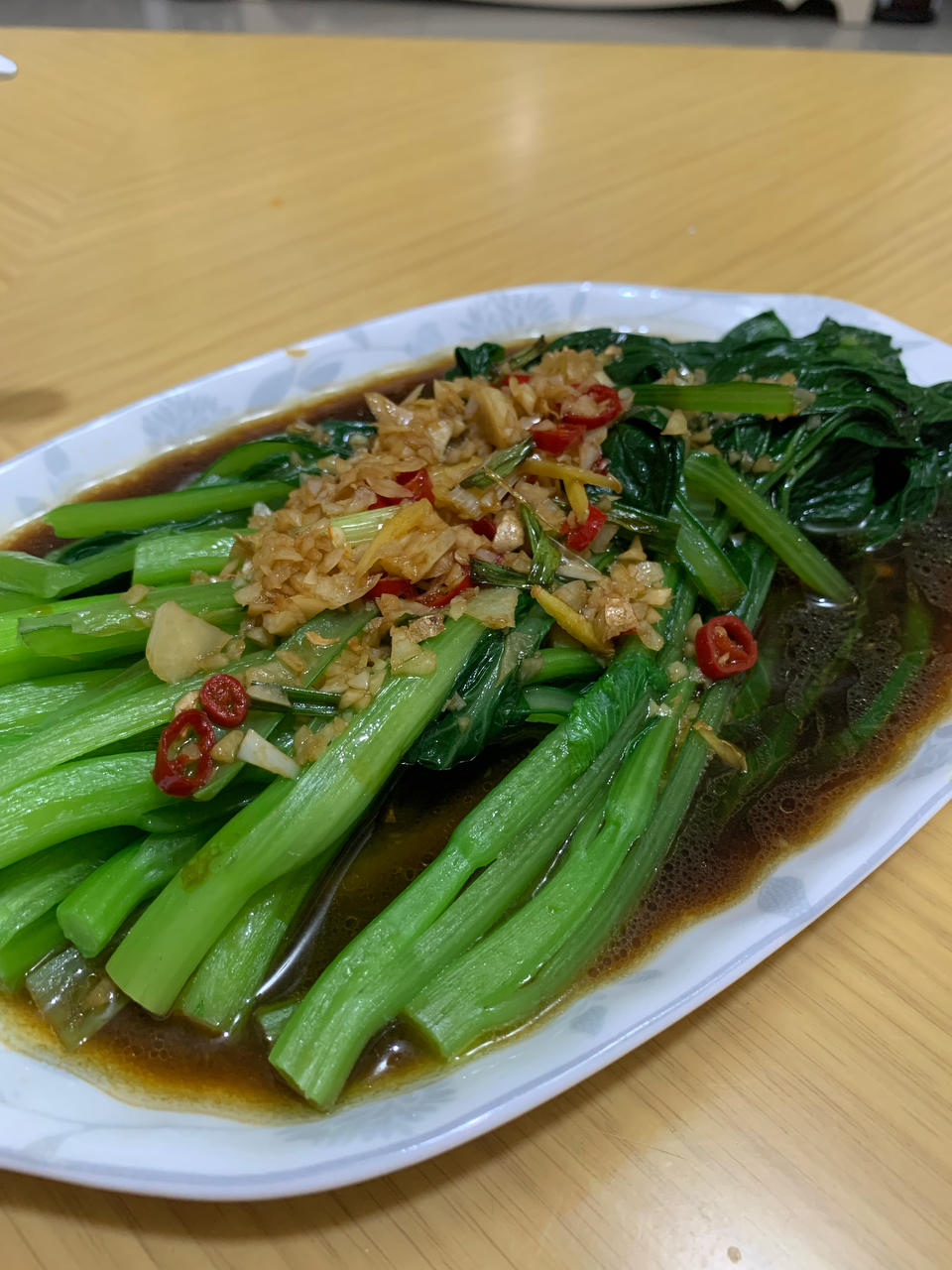 白灼菜心