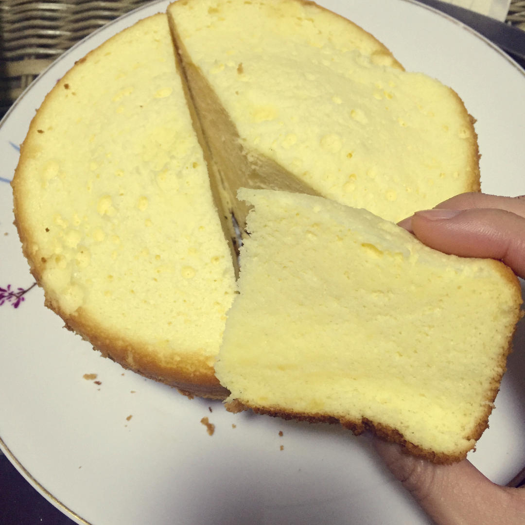 超好记八寸戚风蛋糕（后蛋法）