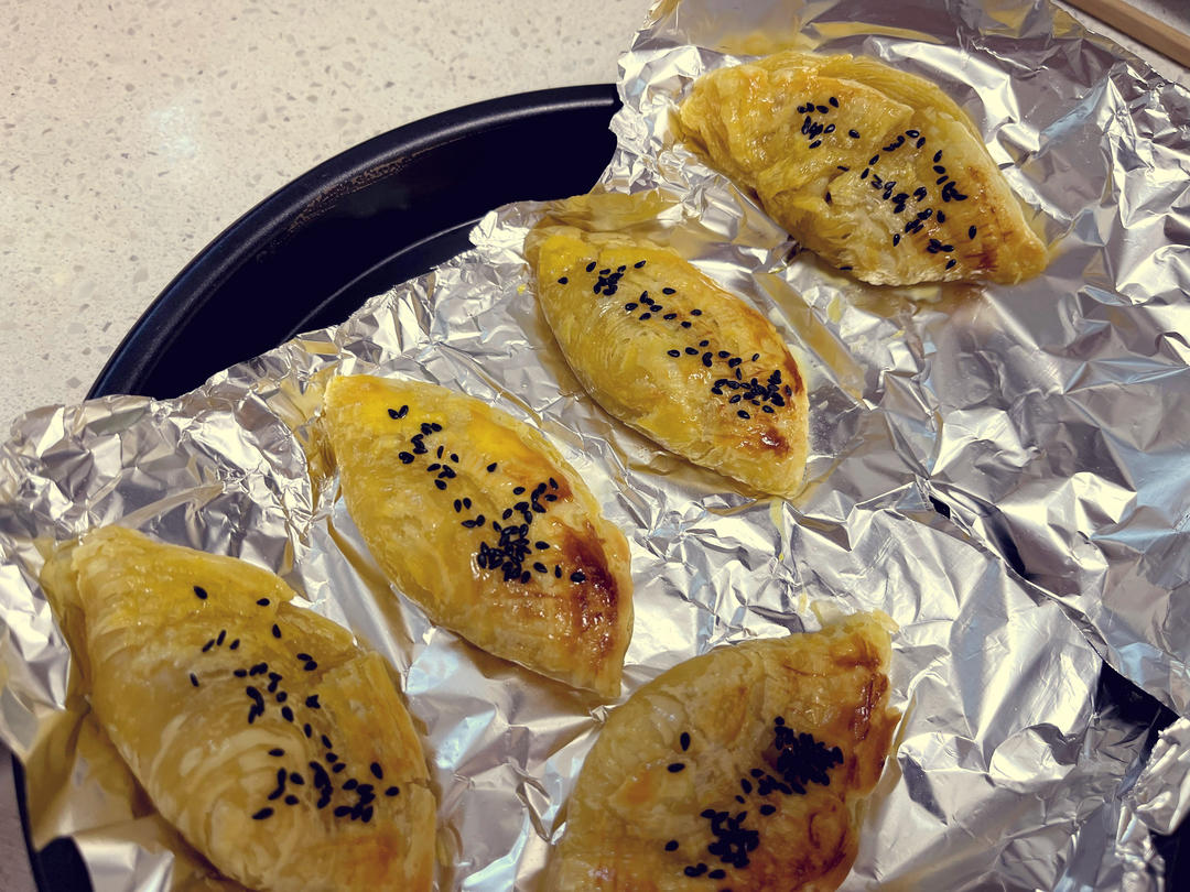 简易版蛋挞皮香蕉派