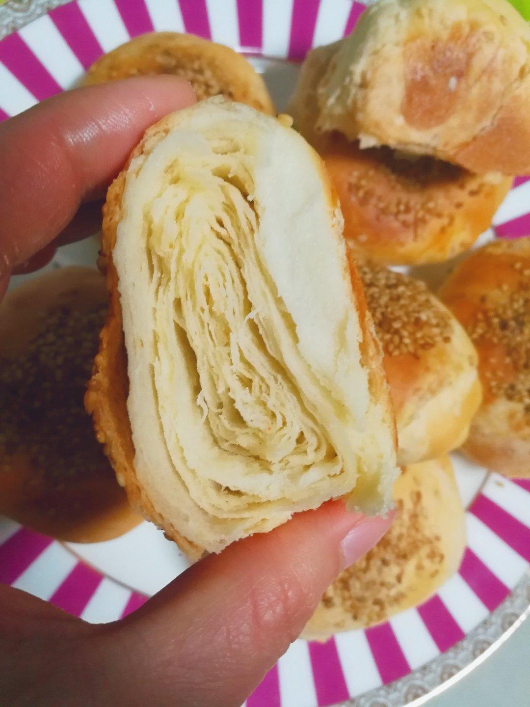 油酥烧饼(比麻酱烧饼更美味)