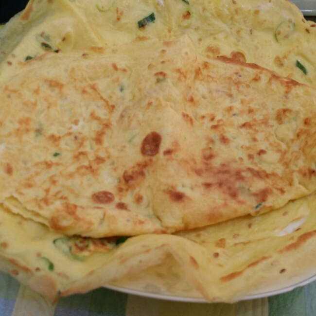 葱花鸡蛋饼