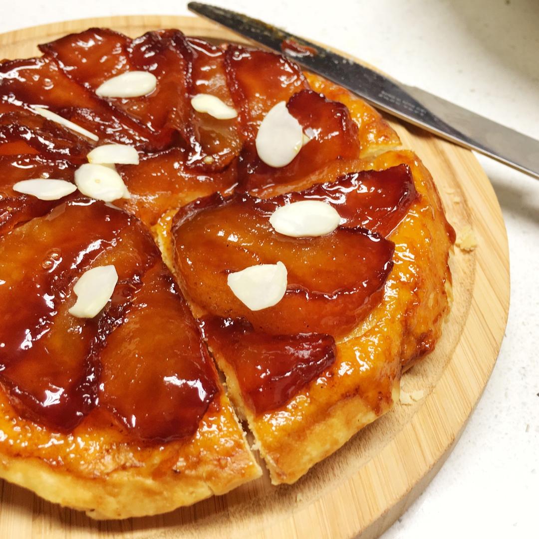 元茜姑娘做的tarte tatin法式反烤苹果派(《主厨家宴》版)