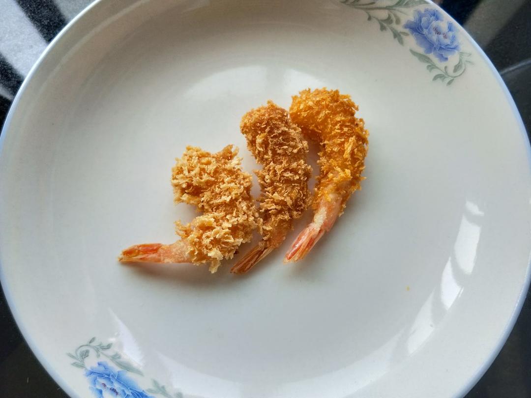 面包糠炸虾