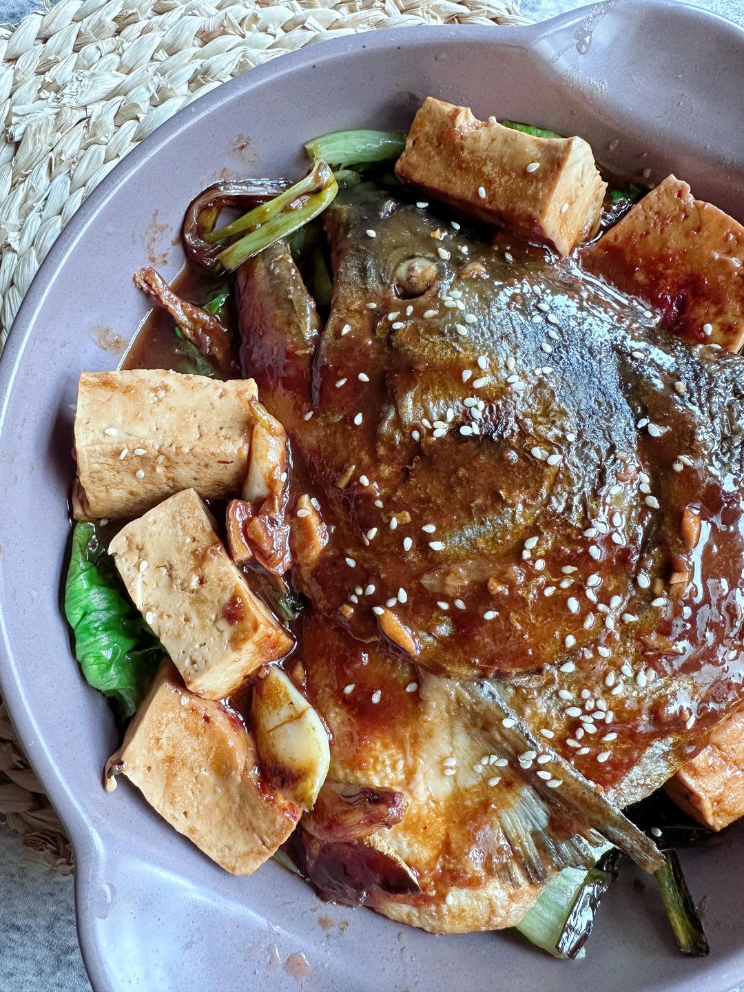 酱焖三文鱼头（拌饭绝配）