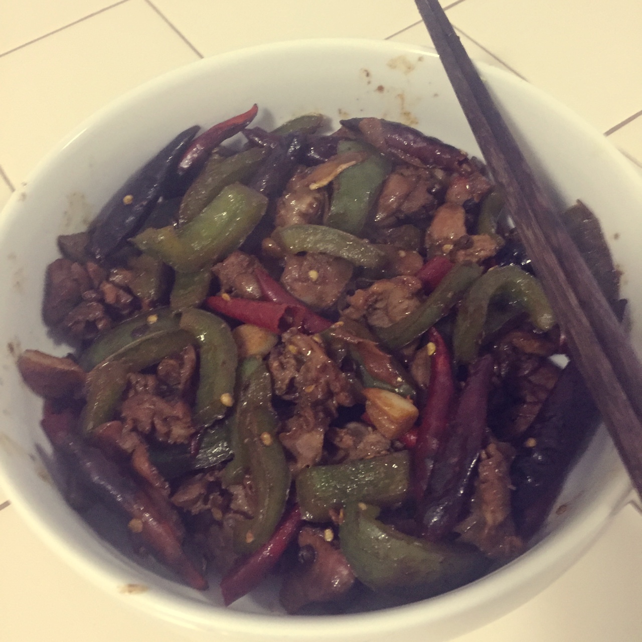 爆炒鸡胗