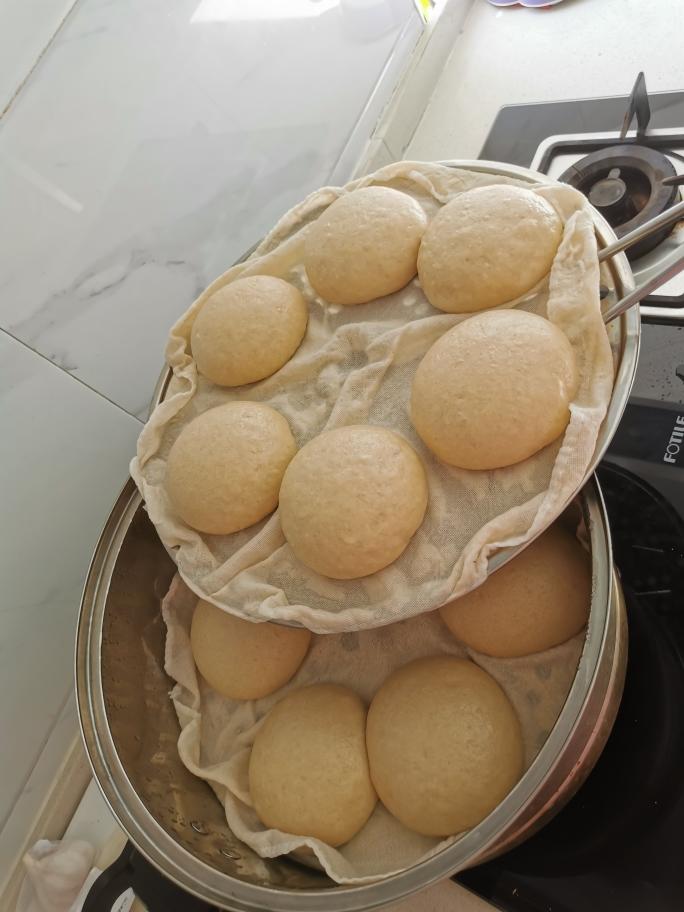 减脂期 馒头（一次发酵）的做法