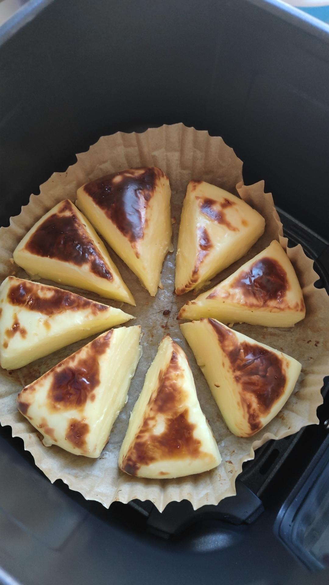 空气炸锅烤牛奶！外焦里嫩！好吃绝了！