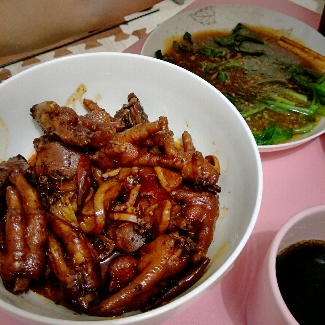 川味红烧鸡爪（我打100分，绝对完美下酒菜!）