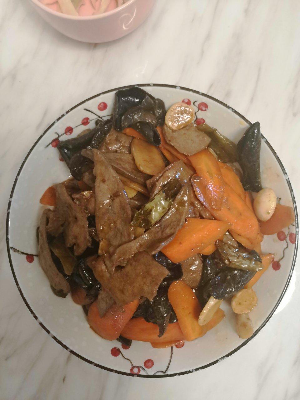 嫩炒猪肝