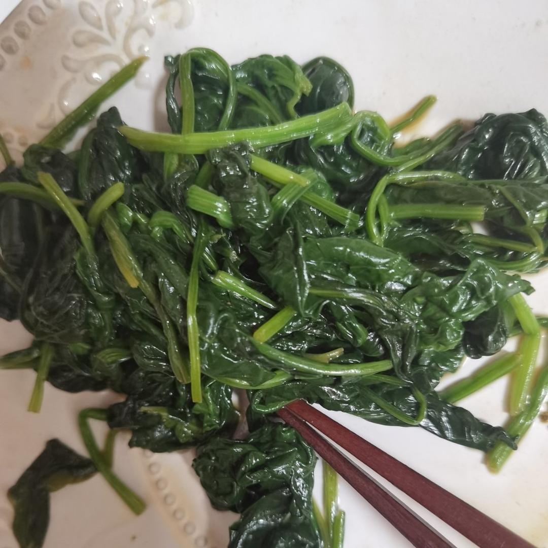 凉拌菠菜