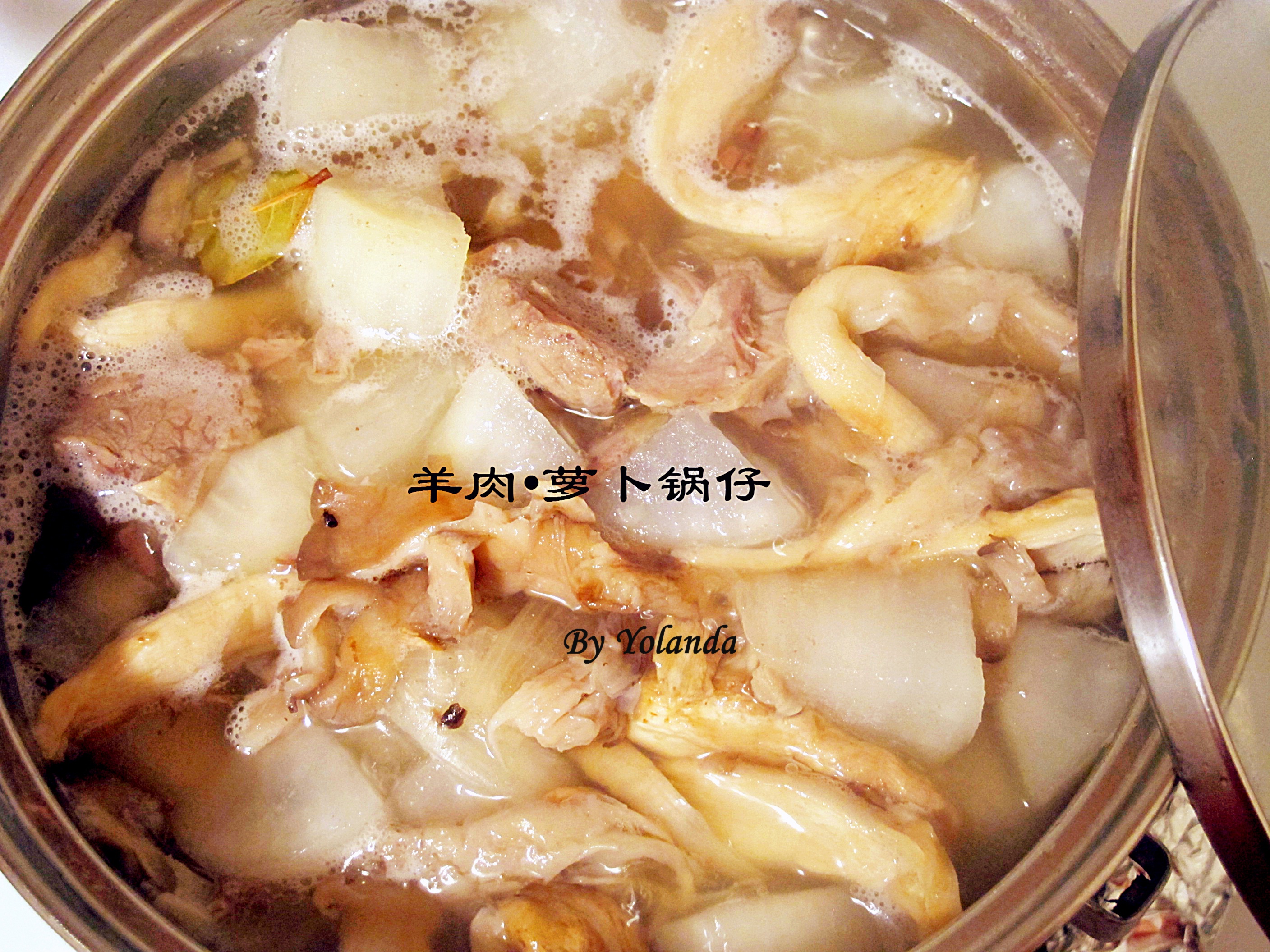 羊肉炖白萝卜