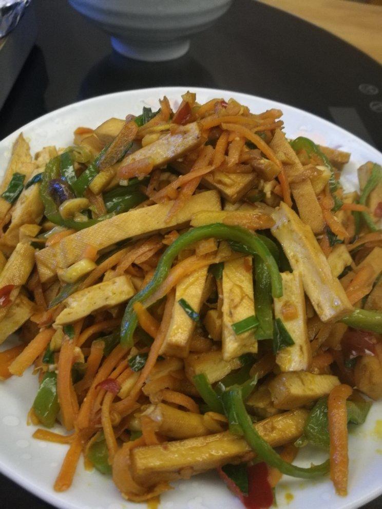 青椒豆腐干