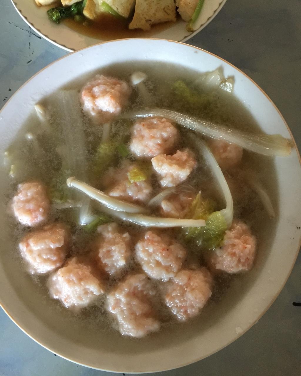 虾滑娃娃菜