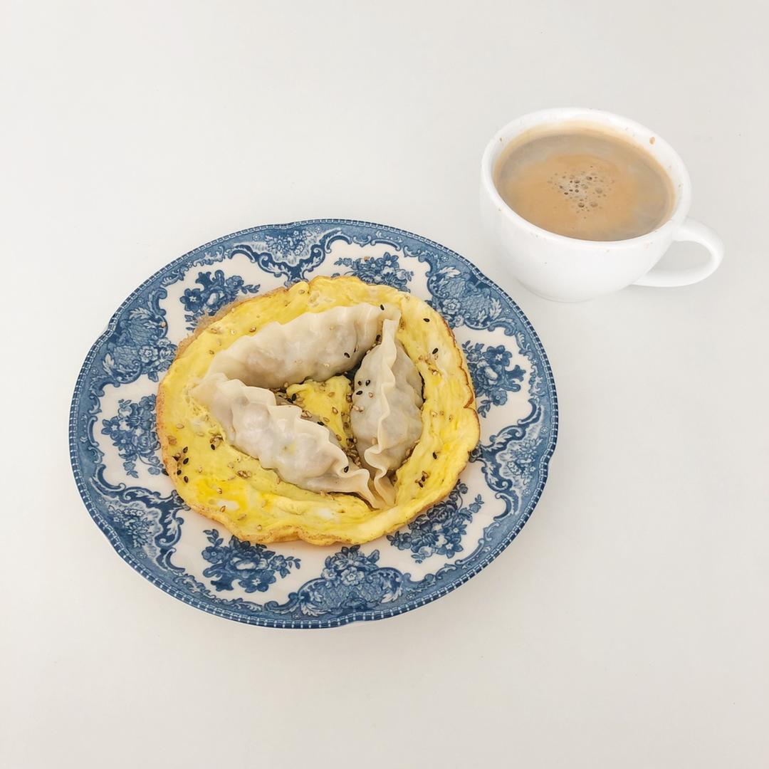 懒人快手抱蛋煎饺