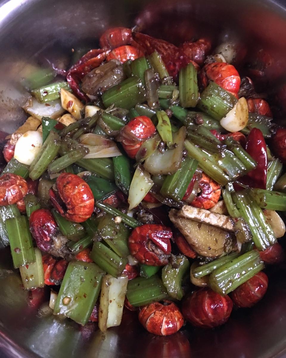 爆炒虾尾…新疆版