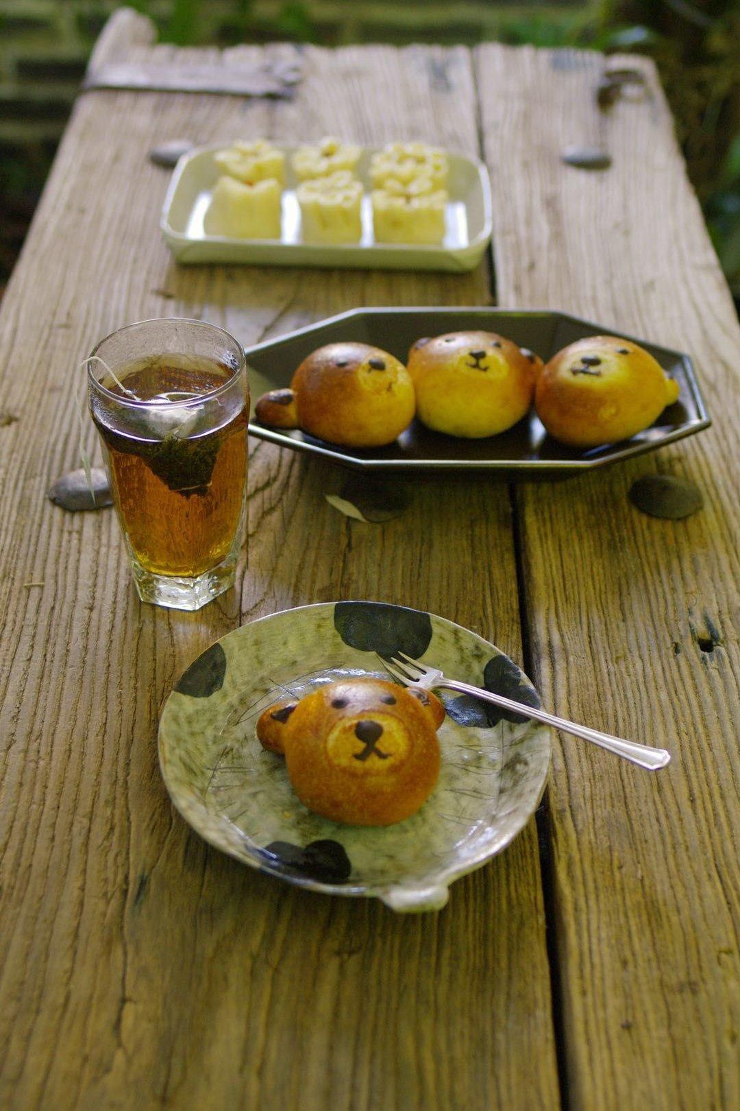 小熊豆沙包