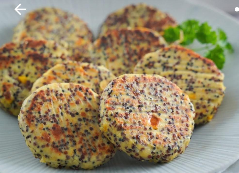 鸡肉藜麦饼,高蛋白这样吃的做法