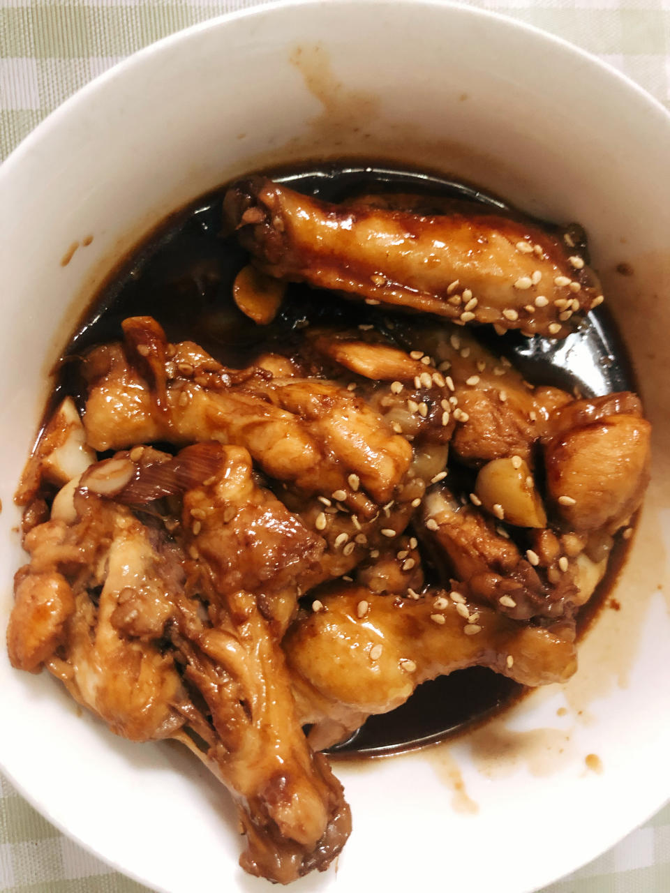 日式蜜汁照烧鸡翅根（好吃到吮指～）
