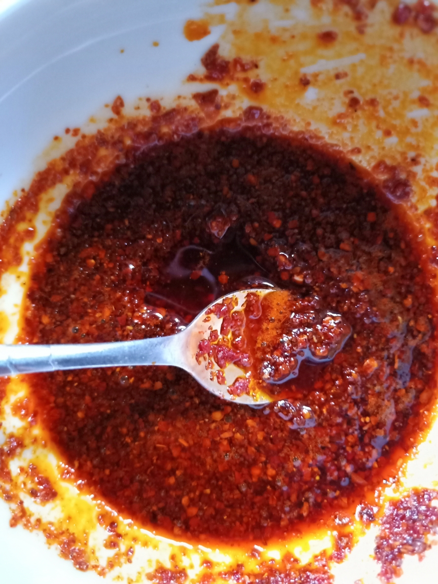 自制西安风味辣椒油的做法