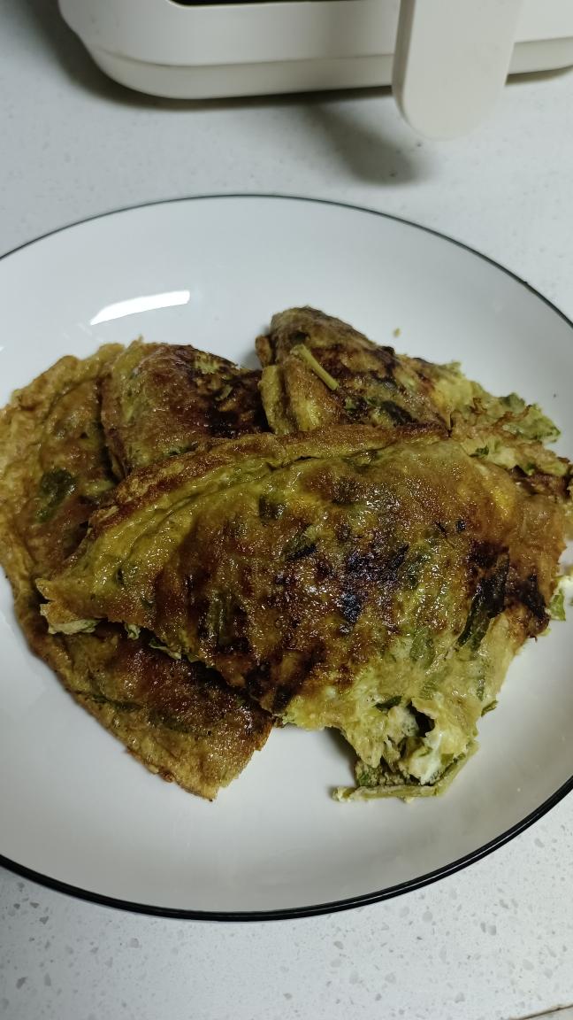 香椿煎鸡蛋