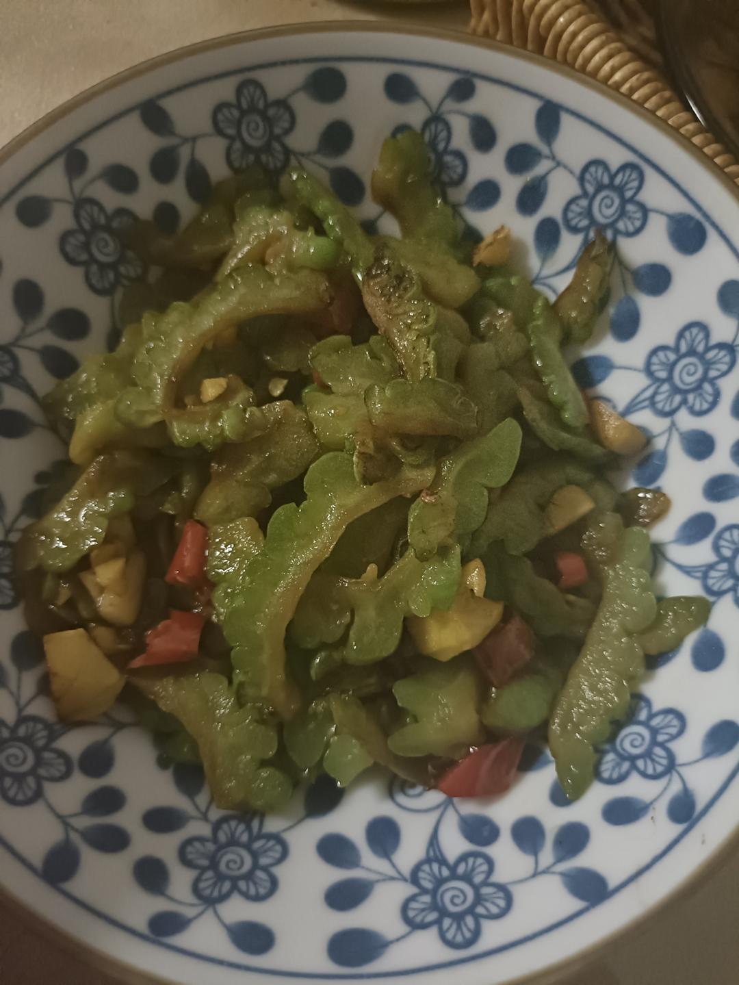 清炒苦瓜