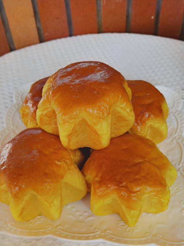 金灿灿南瓜星星面包