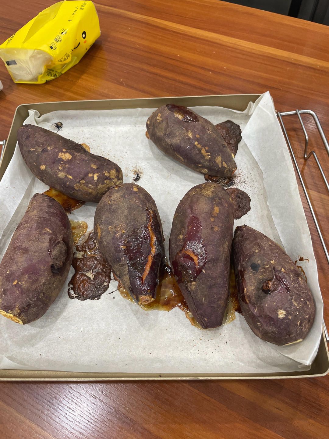 【糯唧唧的烤红薯】糖油四溢皮肉分离外糯里嫩吸溜着吃！