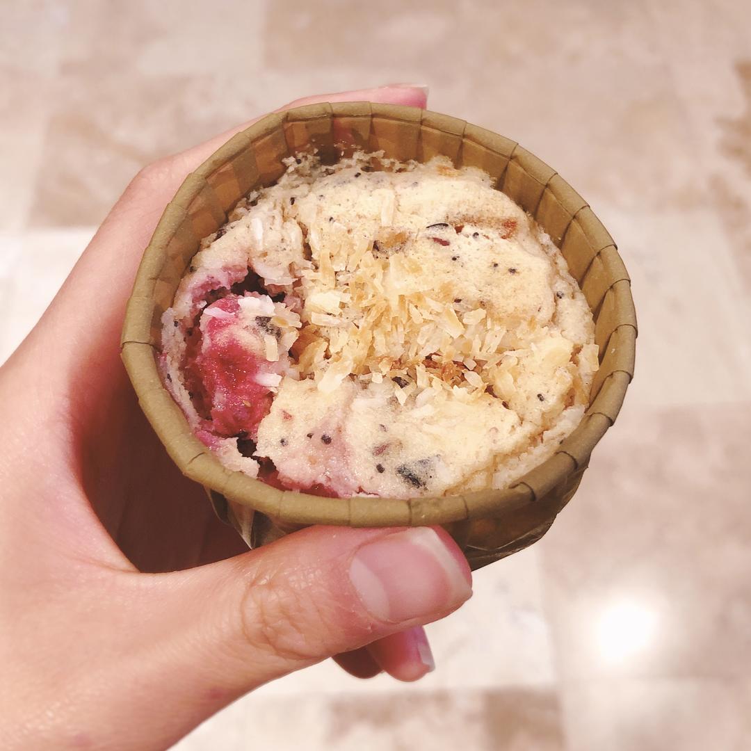 豆渣草莓薄荷杯子蛋糕 无麸质 低卡 无油
