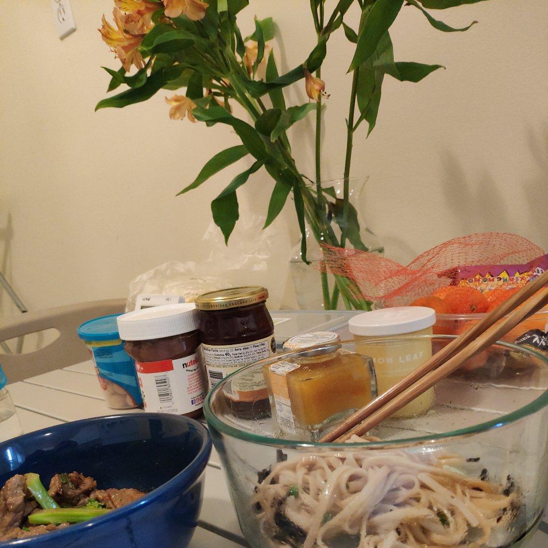 简单好吃的葱油面