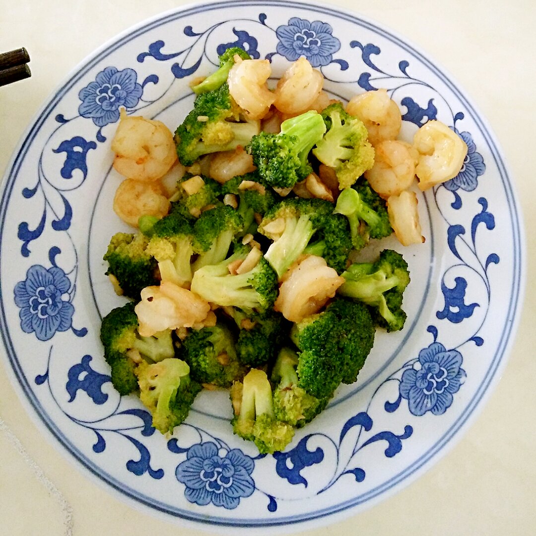 西兰花炒虾仁