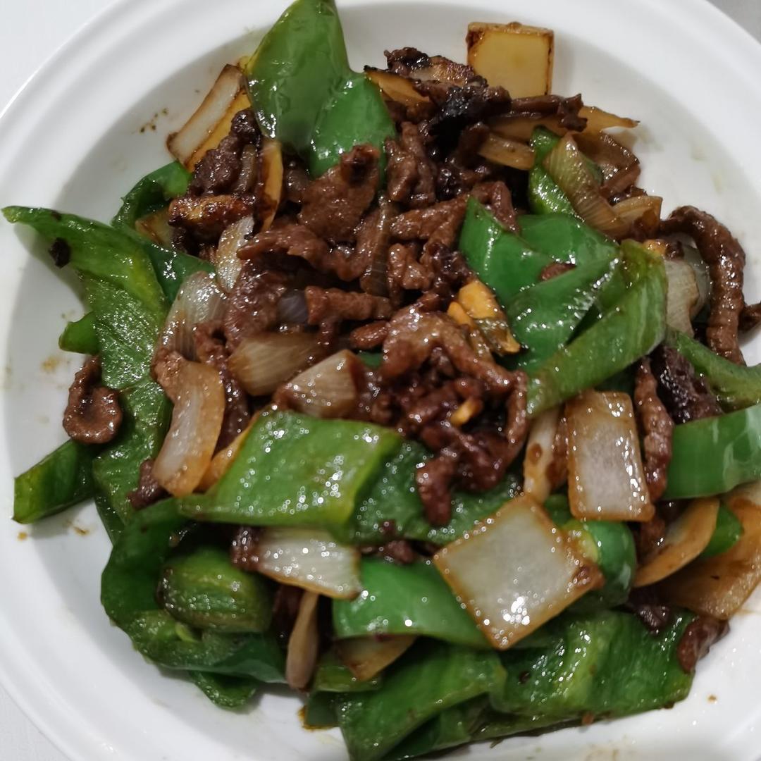 青椒炒牛肉