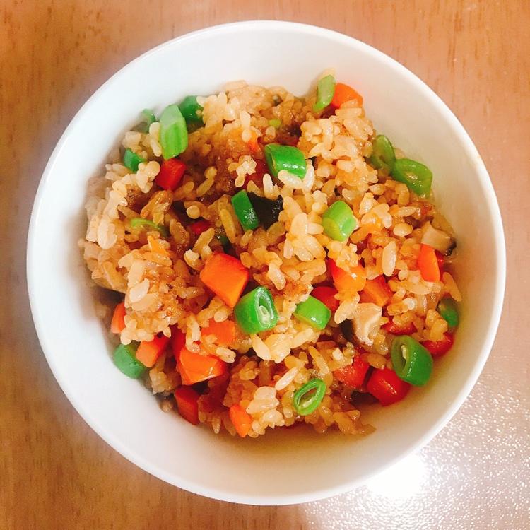 酱油素炒饭
