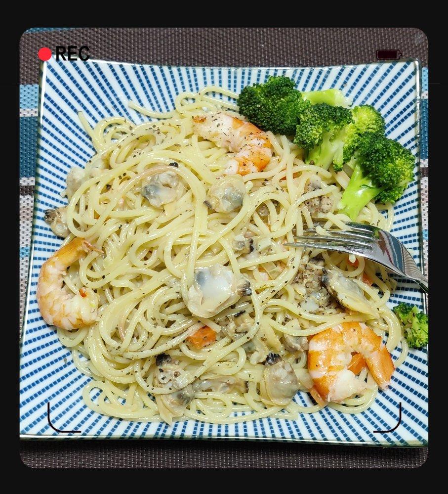 奶油海鲜意面