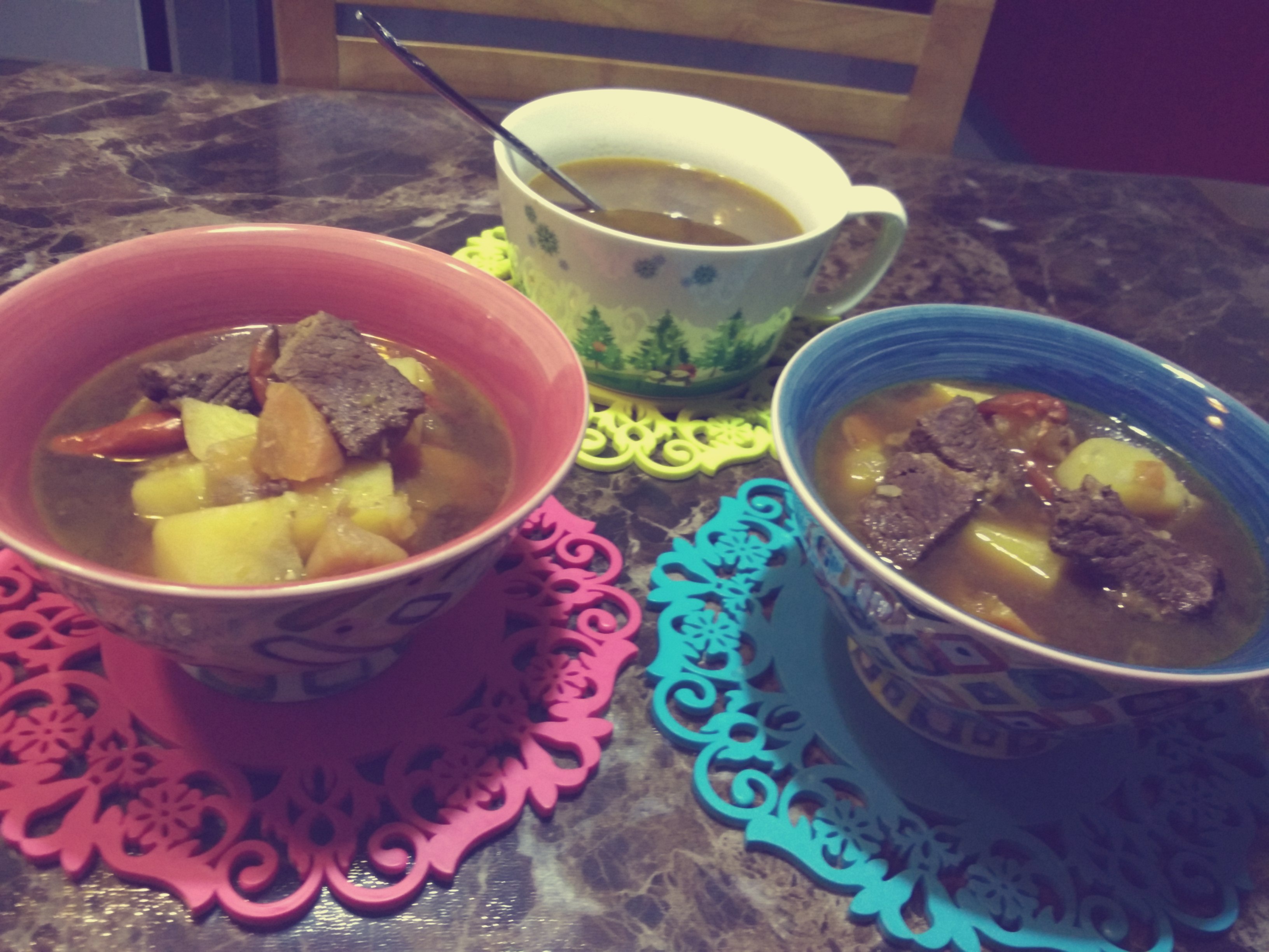 胡萝卜土豆烧牛腩