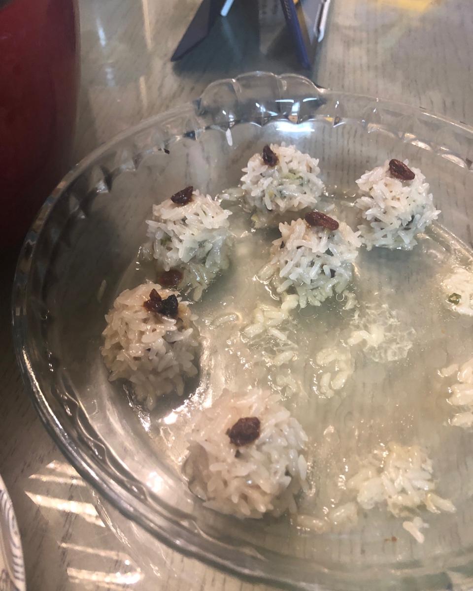 蒸糯米丸子