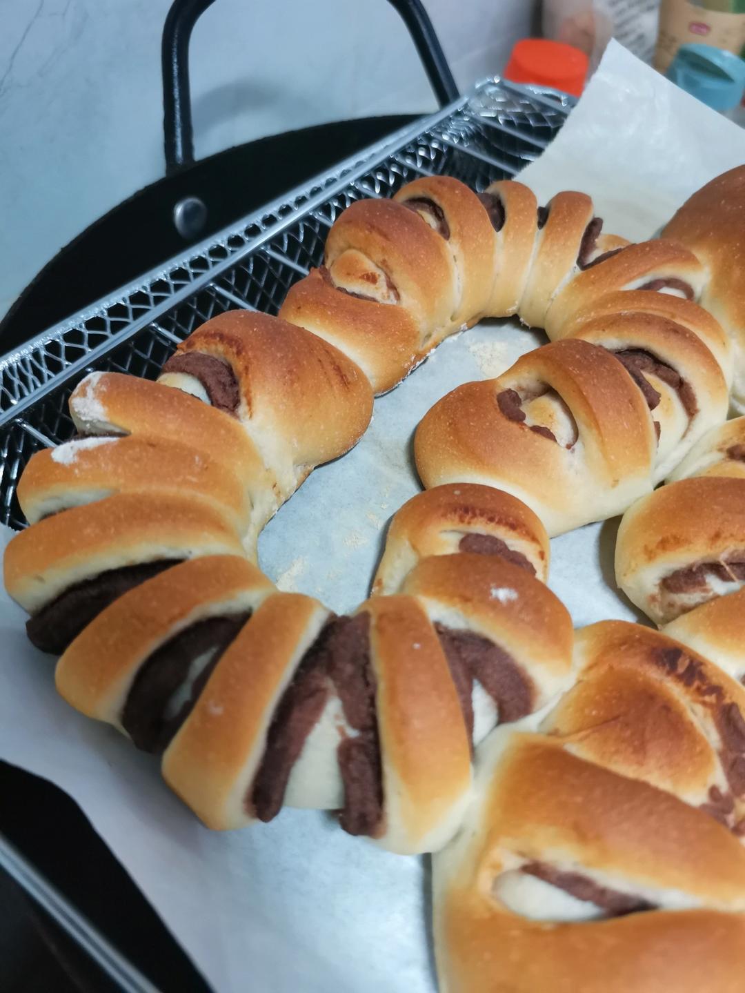 童年的味道--红豆面包圈