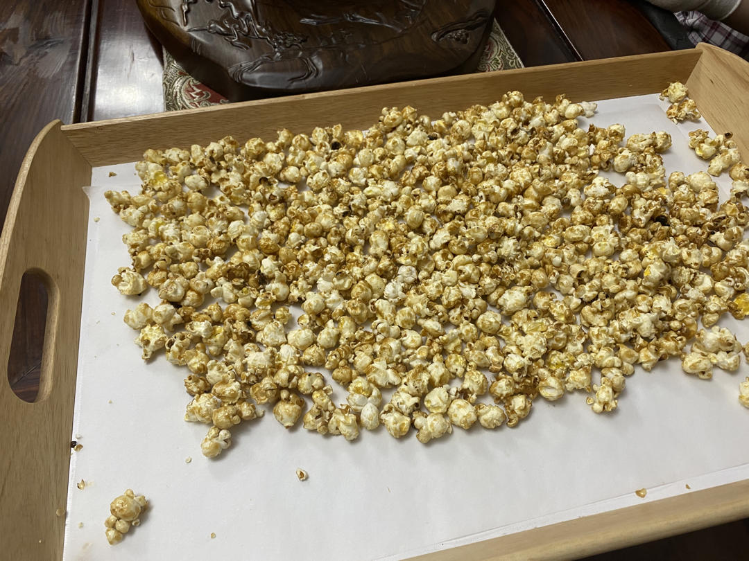 一招搞定小朋友的黄油焦糖爆米花，简单又好吃