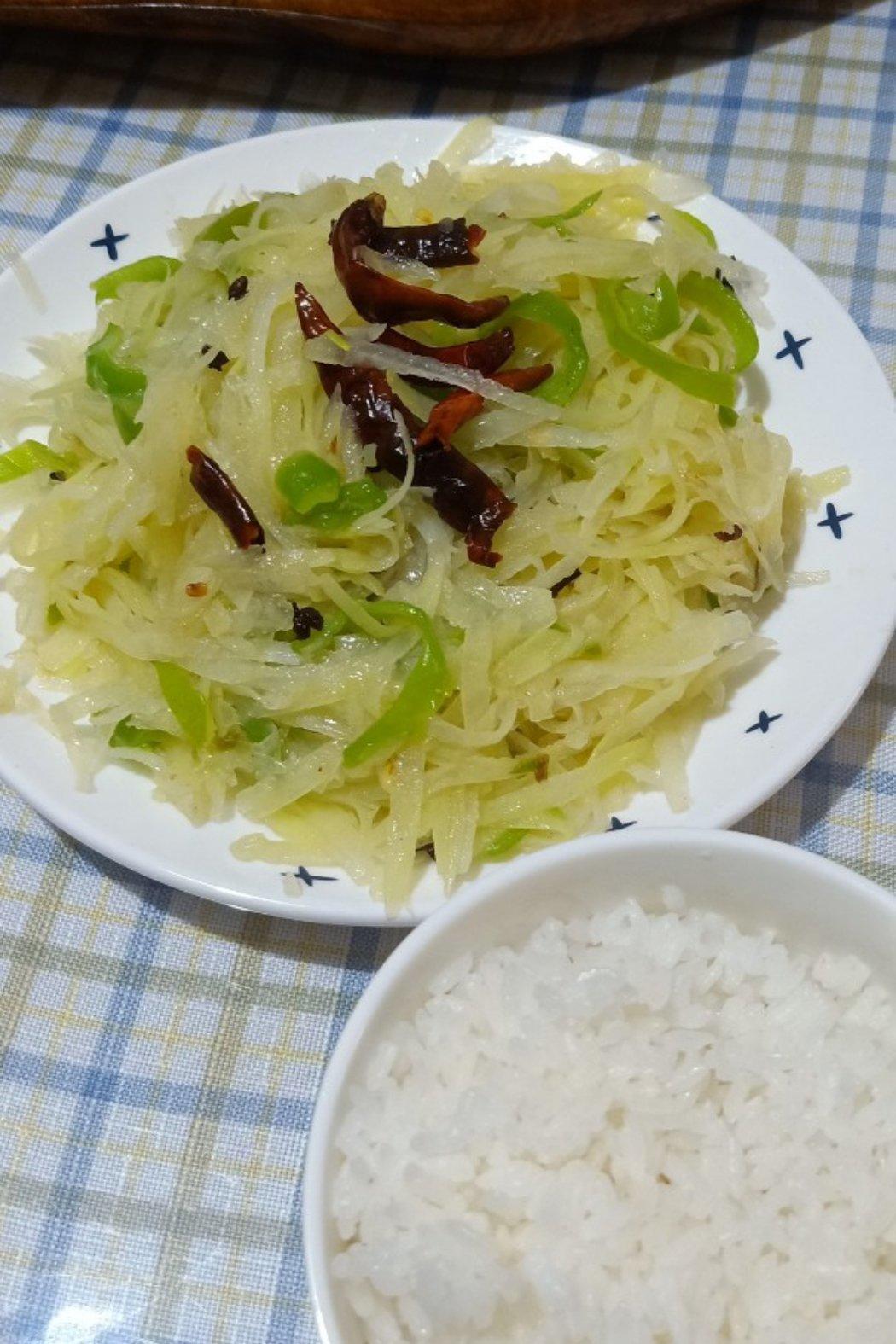 「非原创」最好吃的酸辣土豆丝