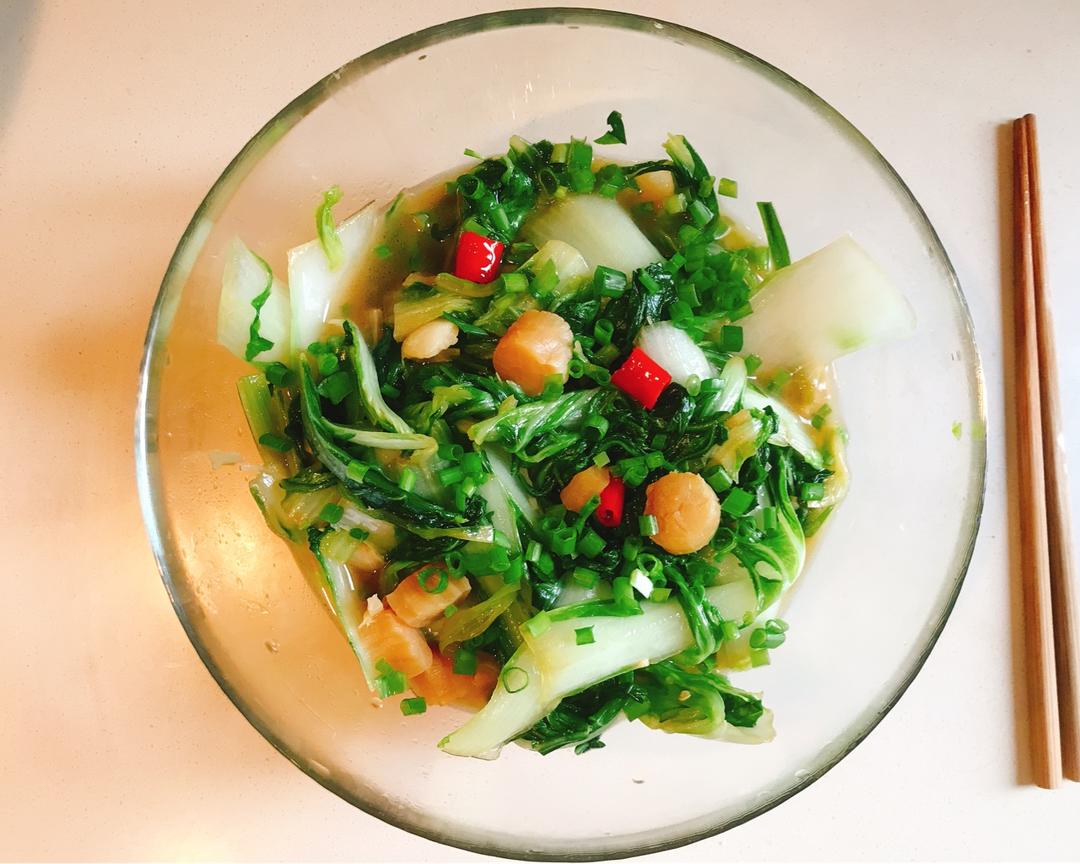 瑶柱奶白菜的做法