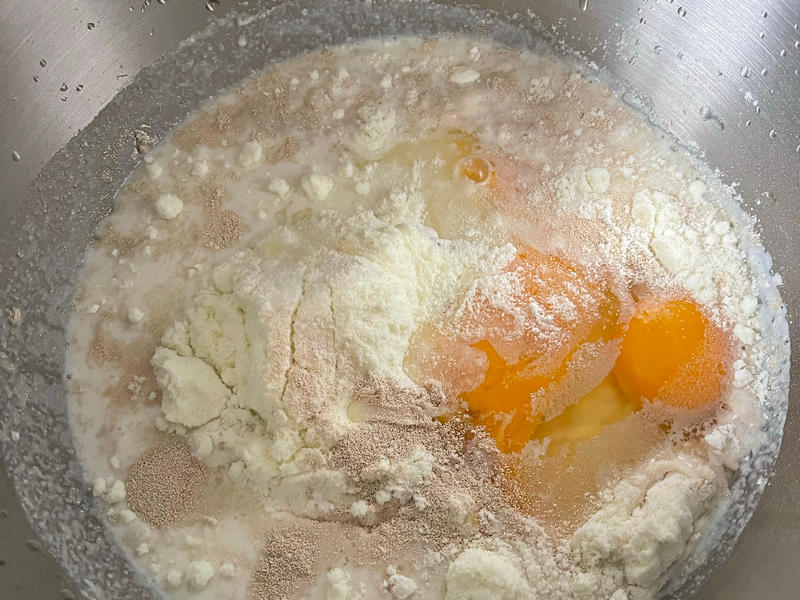 纯奶手撕吐司的做法 步骤1