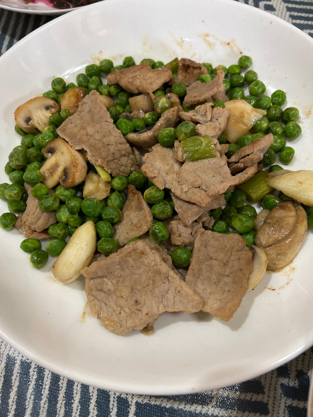 快手菜 青豆炒肉