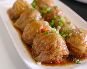 超超超超超好吃的上海家常菜：油面筋包肉的做法 步骤5